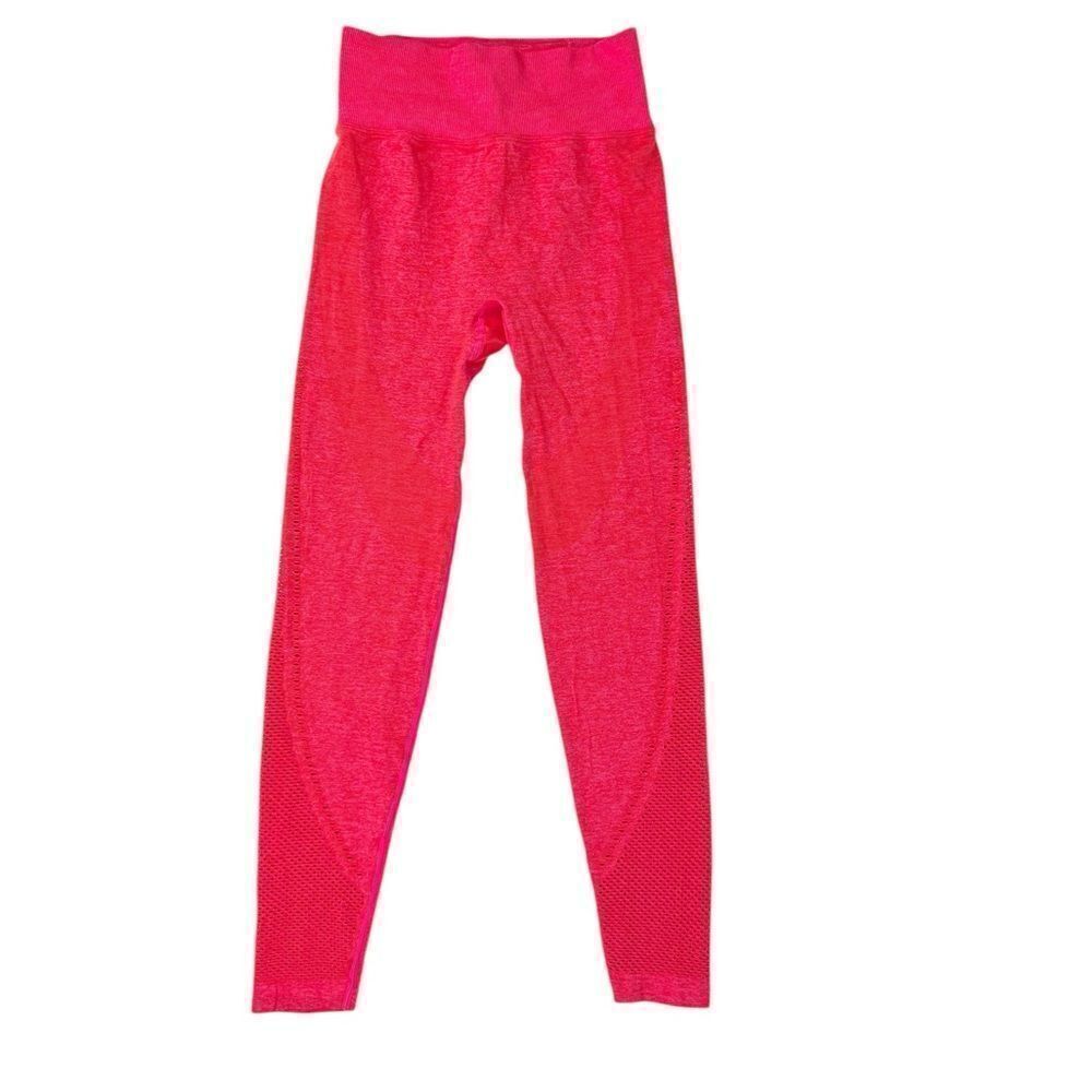 Victoria's Secret PINK‎ Active Seamless Vented Leggings Pink Red Size XS